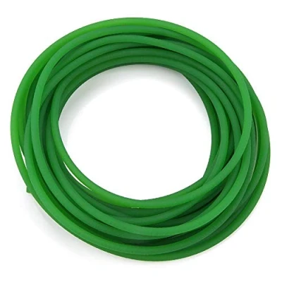 Afbeelding van High Performance Urethaan Ronde Riem Ruwe Oppervlak PU Polyurethaan voor Drive Transmissie Groen (5mm* 10m)