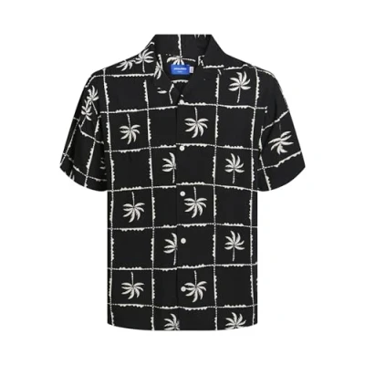 Afbeelding van Jack &amp; Jones Jorluke Ocean Resort Overhemd, Heren, Maat: Small, Black