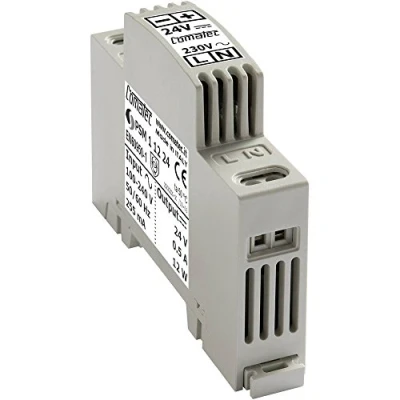 Afbeelding van Comatec PSM11224 DIN rail netvoeding 24 V/DC 0.5 A 12 W Inhoud: 1 stuk(s)