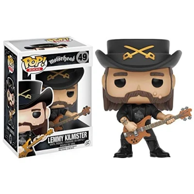 Afbeelding van Funko Pop! Rocks: Lemmy Kilmister Motorhead Vinyl Collection figuur Cadeau idee Officiële Handelsgoederen Speelgoed voor Kinderen en Volwassenen Muziekfans Modelfiguur