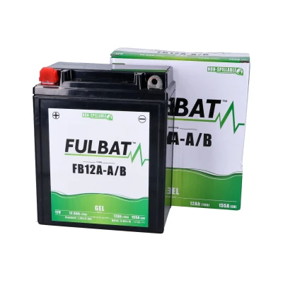 Afbeelding van Fulbat Accu YB12A A/B Gel 12V 12Ah (Onderhoudsvrij)
