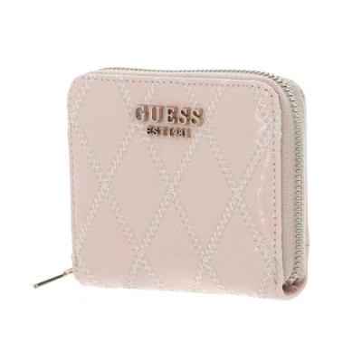 Afbeelding van GUESS Adi SLG Zip Around Wallet S Light Peach