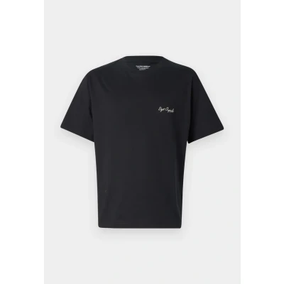 Afbeelding van Jack &amp; Jones Jorislington BACK TEE CREW NECK Tshirt print, Heren, Maat: Small, Black