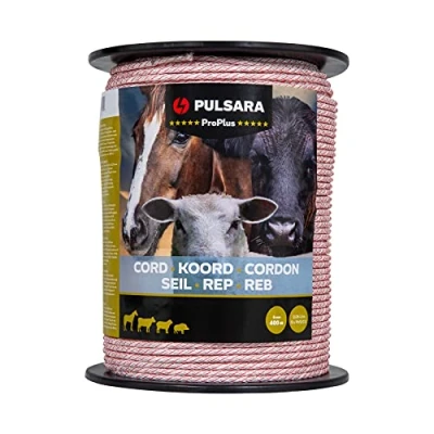Afbeelding van Pulsara Schrikkoord (6 MM / 400 Meter Wit) Pro Plus