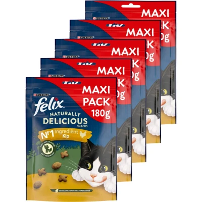 Afbeelding van 6x Felix Naturally Delicious Maxipack Kip 180 gr