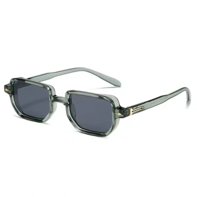 Afbeelding van Mpariz Stijlvolle Groen Grijs Zonnebril UV400 Luxe Brillenkoker Tijdloos &amp; Trendy Design Green Grey