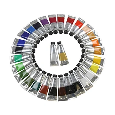 Afbeelding van Magi® Artist olieverf, 200 ml grote tubes in 30 kleuren, fijne kunstenaarskwaliteit (00 set alle kleuren)