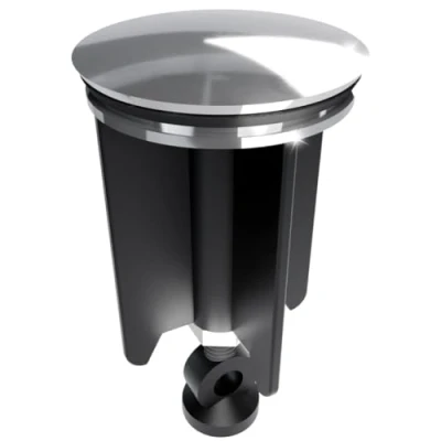 Afbeelding van Minismus Universele Badkamer Wastafel afvoerstop / Bidet Afvoerplug 40 mm Wastafelstop Metaalstop voor Garnituur Pop up Chroom