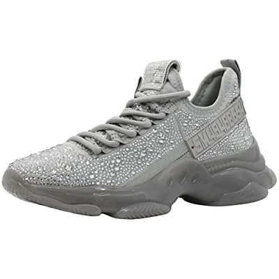 Afbeelding van Steve Madden Maxima R Fashion Sneaker, Grey, 8 M