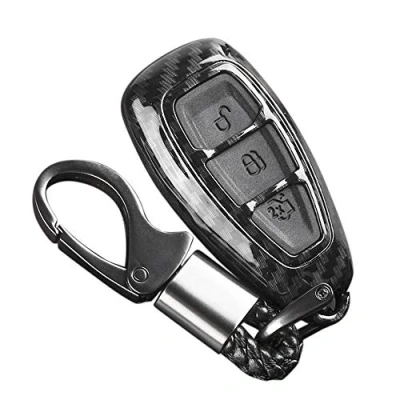 Afbeelding van Carrfan Carbon Remote Key Fob Hoes voor Fords/Focus/Fiesta/Kuga/C Max