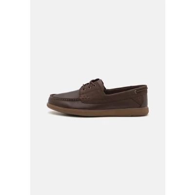 Afbeelding van Clarks Bratton Bootschoenen, Heren, Maat: 44, Dark brown Leer