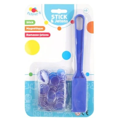 Afbeelding van FLYPOP&#039;S Magnetische Jetons met Stick Loterijspel 141121LIN Willekeurige kleur Plastic 2 tot 6 spelers Bordspellen Lotto 23 cm x 14 Vanaf jaar.