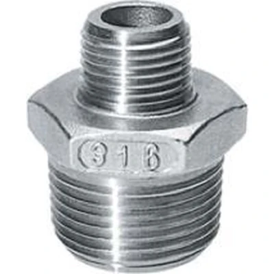 Afbeelding van Verloopnippel Nr.245 RVS 1/4&quot; x 1/8&quot;