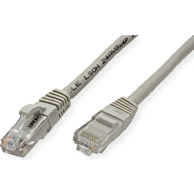 Afbeelding van VALUE UTP Cat.6 (Class E) patchkabel, LS0H, grijs, 3 m