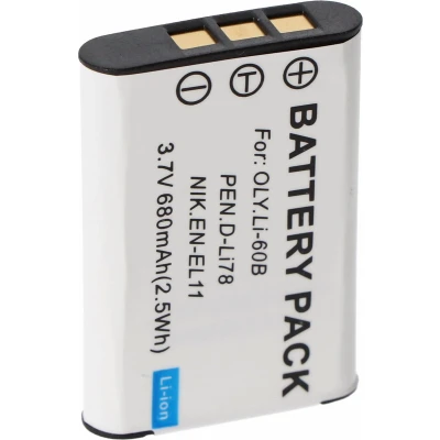 Afbeelding van AccuCell batterij geschikt voor Pentax D LI78, Optio M50, V20, W60