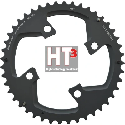 Afbeelding van Stronglight Ht3 Interior 4b 104 Shimano Xtr M980 Kettingblad Grijs 30t