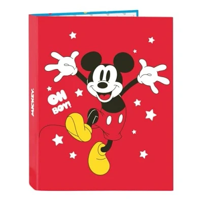 Afbeelding van Ringmap Mickey Mouse Clubhouse Fantastic Blauw Rood A4 26.5 x 33 4 cm