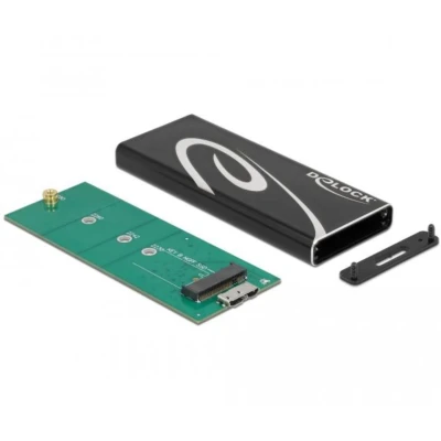 Afbeelding van Delock Externes Gehäuse SuperSpeed USB für M.2 SATA SSD Key B Delo