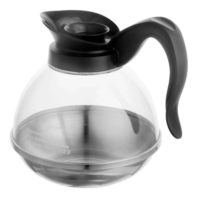 Afbeelding van Koffiekan Glas/RVS 1,8L (M/Deksel) 330003