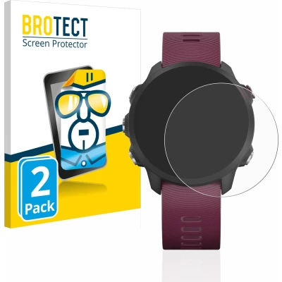 Afbeelding van BROTECT Screenprotector voor Garmin Forerunner 245 / Music 45 Folie Beschermfolie transparant (2 Stuks)