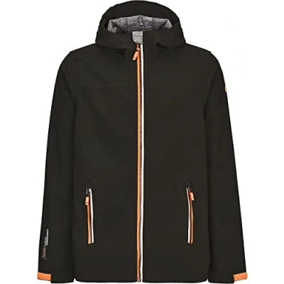 Afbeelding van killtec Boy&#039;s Softshelljack met capuchon Adjero Jr, black, 152, 35361 000