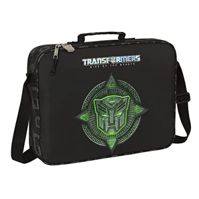 Afbeelding van Schooltas Transformers Zwart 38 x 28 6 cm