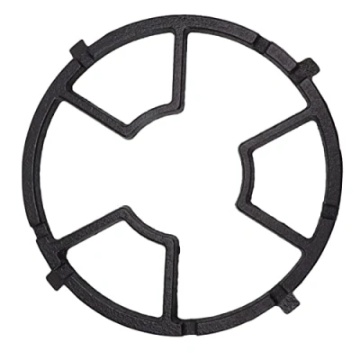 Afbeelding van Gietijzeren Wokrek, Universele Gasfornuis Ring Antislip Ondersteuning Reducer Brander Rooster Voor Boter Warmer Kleine Steelpan