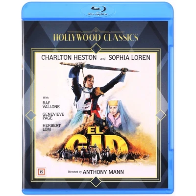 Afbeelding van El Cid (1961) [oorsprong Deens, geen Italiaanse taal] (Blu Ray)