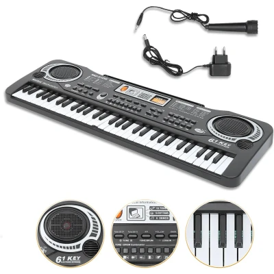 Afbeelding van SEZGoods Elektrische Piano 61 Toetsen Keyboard Digitale Kinder