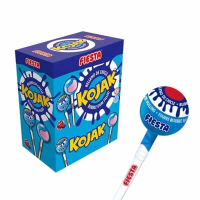 Afbeelding van Kojak Bubbleknots Mouthpainter Lolly 100 stuks