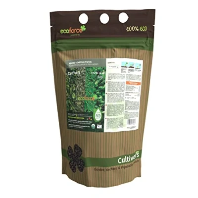 Afbeelding van Cultivers Speciale ecologische meststof Coniferen en heggen (dennen, sparren, cipressen thuya&#039;s). 100% biologische natuurlijke oorsprong met hoge NPK concentratie (1 kg)
