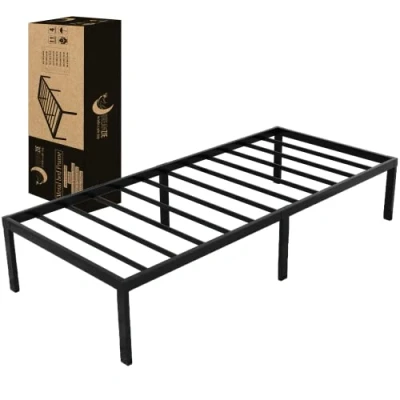 Afbeelding van Dreamzie Metalen Onderstel Voor Bed Matras 200x200 cm Tweepersoonsbedden of Matrassen Stevige, eenvoudige montage, grote opbergruimte Zwart Bedframe