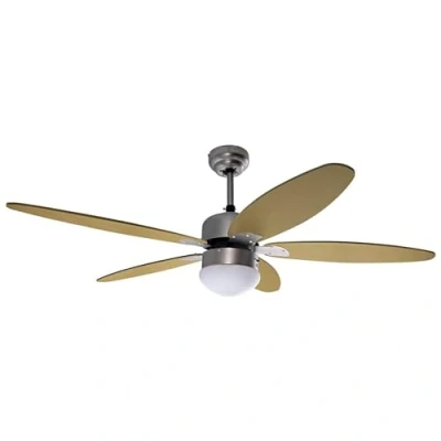 Afbeelding van Ardes AR5A130WR Plafondventilator met 5 bladen houtlicht, 3 snelheden, omkeerbaar afstandsbediening