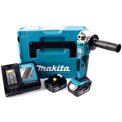 Afbeelding van Makita DDA350RTJ 18V Li Ion accu haakse boor /schroefmachine set (2x 5.0Ah accu) in Mbox