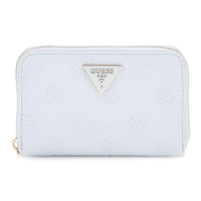 Afbeelding van GUESS Cresidia SLG Zip Around Wallet M Powder Blue