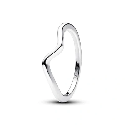 Afbeelding van Pandora 193095C00 52 Polished Wave Silver Ring