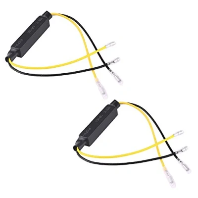 Afbeelding van 2 stuks 12 V 21 watt LED Weerstand Power Belasting motorfiets knipperlicht decoder vaste fout accessoires voor