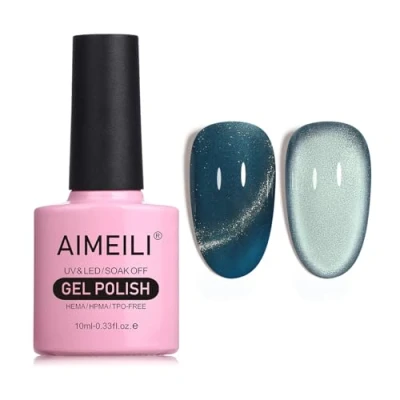 Afbeelding van AIMEILI Hema Free Cat Eye Gel Nagellak UV LED Gellack Soak Off Vegan Cruelty Polish 10ml (749)