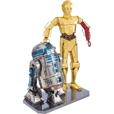 Afbeelding van Metal Earth Star Wars R2D2 en C3PO box 3D puzzel