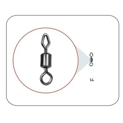 Afbeelding van Nytro NTR Mixed Eye Mini Feeder Swivel 14