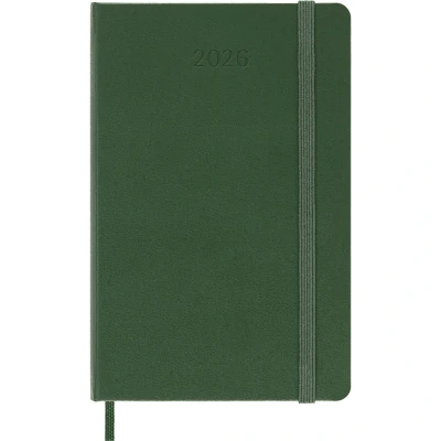Afbeelding van Moleskine 12 Maanden Agenda 2026 Wekelijks Pocket Harde Kaft Mirthe Groen