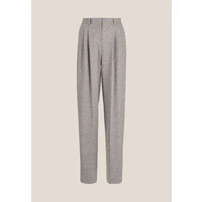 Afbeelding van Madeleine Weite Bundfalten MIT BÜGELFALTEN Broek, Dames, Maat: 44, Graphite melange