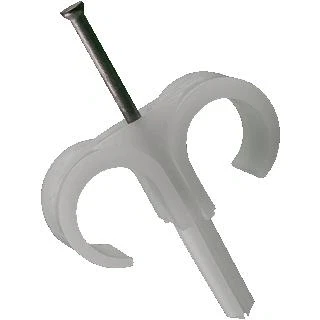 Afbeelding van Mepac duo plugclip betonclip met spijker 16 19mm transparant