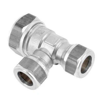 Afbeelding van Bonfix T koppeling 28 x 22 mm knel vertind