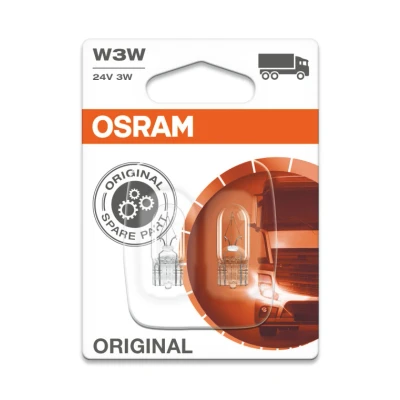 Afbeelding van Osram Gloeilamp 24V Original Line W3W, W2.1x9.5d 2 Stuks