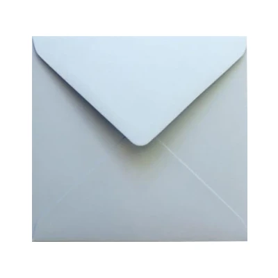 Afbeelding van Netuno 100 vierkante enveloppen pastelblauw 11x11cm 120g Malmero Azuur elegante voor bruiloft verjaardag Kerstmis uitnodigingskaarten