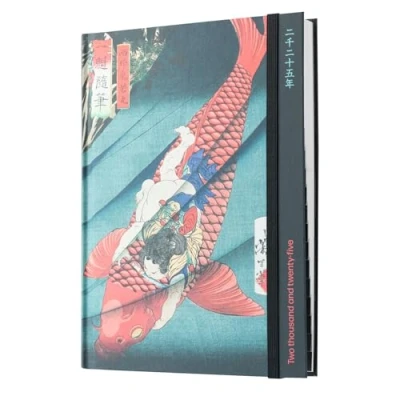Afbeelding van Grupo Erik 2025 dagboek A5 Week om te bekijken Yuuki januari december planner met stickers en bladwijzer plannerdagboek, verticaal weekagenda 2025, Japans
