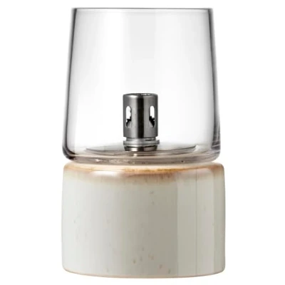 Afbeelding van BITZ Gastro Olielamp Dia 8,5 x 14 cm Crème