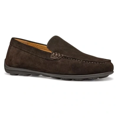 Afbeelding van Geox U Spherica EC Mocassins, Heren, Maat: 43, Dark brown Kalfsleer