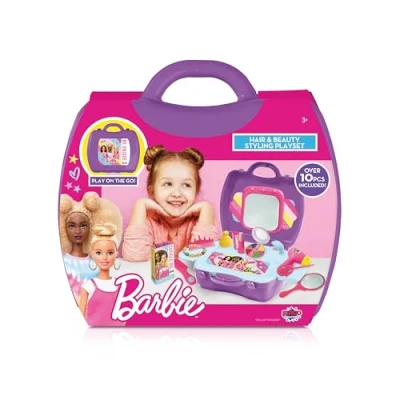 Afbeelding van Mattel Barbie Haar en Schoonheidsset Speelset 10 Delig Vanaf 3 Jaar